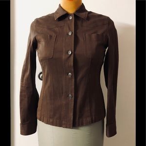 🎷 Rafaella Denim Buttons Up Shirt Sz 6🌟Stretch🌟